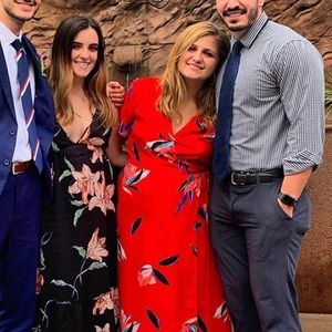 Red Maxi Dress with Flowers